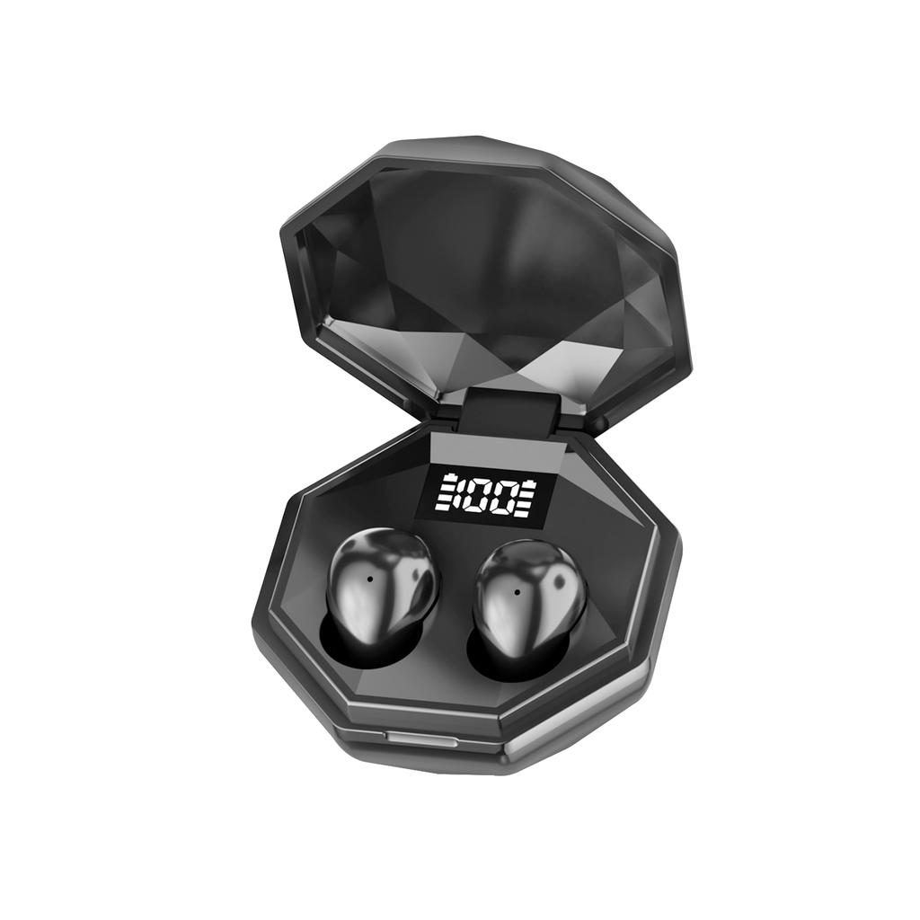 TWS Mini Portable Wireless Headsets Bluetooth In-Ear Earphone Noise Reduction Earbud Invisible Sleep Headphones With HD Mic