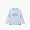 MQD Boy's Academy Style Striped Cartoon Long Sleeve T-Shirt