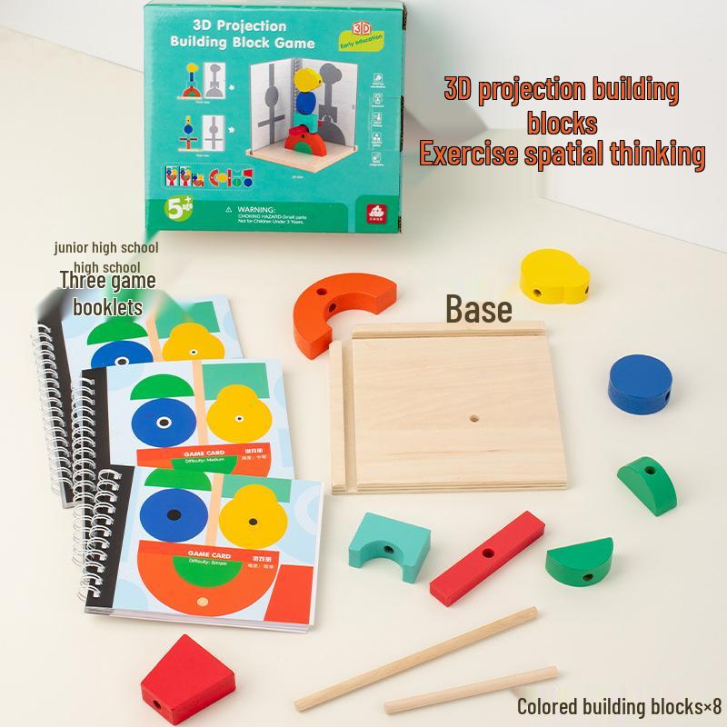

3D Space Building Blocks for Kids - Logical Thinking & Math Educational Toy