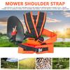 Strimmer Padded Belt Double Shoulder Harness Strap W Shape for Brush Cutter Trimmer Garden Pruner Comfortable Labor Saving