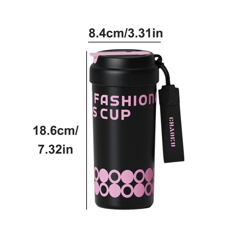 SUS316 Stainless Steel Straw Vacuum Cup 550ML Thermal Mug Durable Insulated Cup