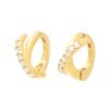 ESTELLE Øredobber Sølv Gult Gullbelagt Cubic Zirconia [ESTELLE] [Offisiell] Dame 0776-0070-0000-0000