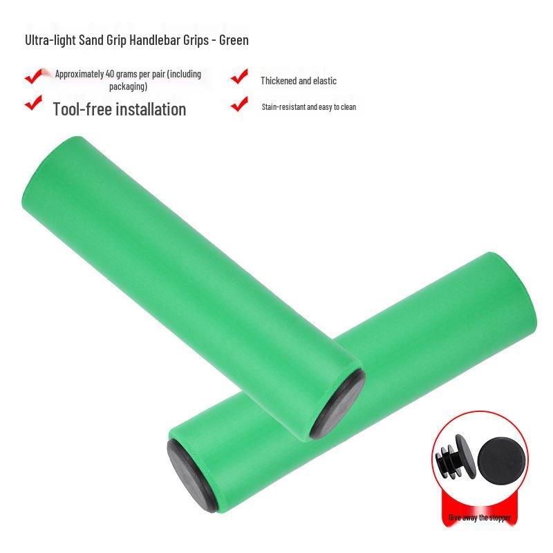 New Soft Silicone Handlebar Grips for Mountain Bikes