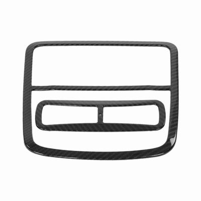 2 Pcs Car Carbon Fiber Style Interior Reading Lamp Decoration Cover Trim for Honda Accord 2018
