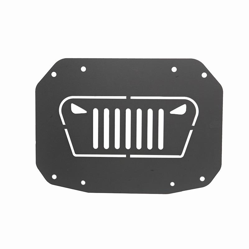 Spare Tire Carrier Delete Filler Plate Car Tailgate Vent Cover for Jeep Wrangler JL 2018-2025