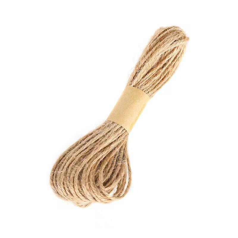 Jute Rope Roll for DIY Crafts - 1mm & 2mm Thickness, Ideal for Tags, Packaging, Handmade Accessories, and Christmas Decorations.