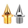 120 Pcs 45661 Inch Track Spikes Stainless Steel Pyramid Sports Shoes Replacement Spikes with Spike Wrench