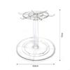 360 Degree Whirling Clear Display Case Planner for Showcasing Collectibles Donations and Jewelry Home otherwise Shop P9YB