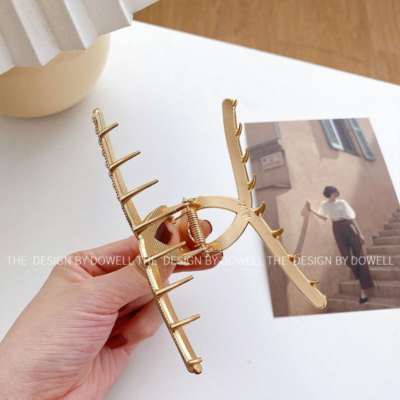 Stylish And Elegant Dohui Hair Claw Clip Large Alloy Acetate Hair Accessory For Women