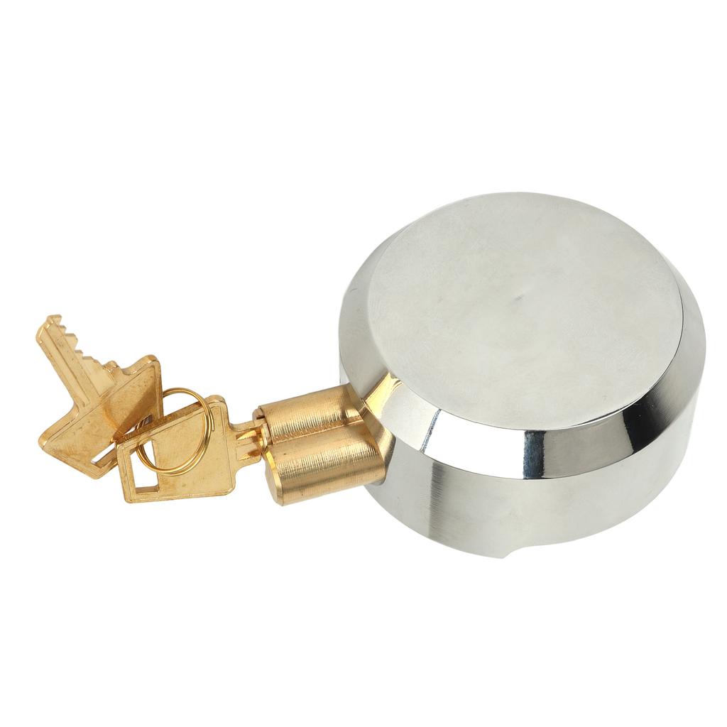 Kłódki z ukrytym pałąkiem Wysokie bezpieczeństwo Odporne na podważanie Kłódka puckowa na drzwi przyczepy z 2 kluczami dla