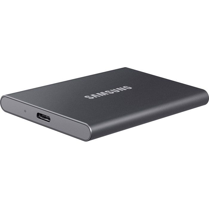 Samsung T7 Grey - External SSD - 1 TB - USB 3.2 - Read Speed Up To 1,050 MB/s