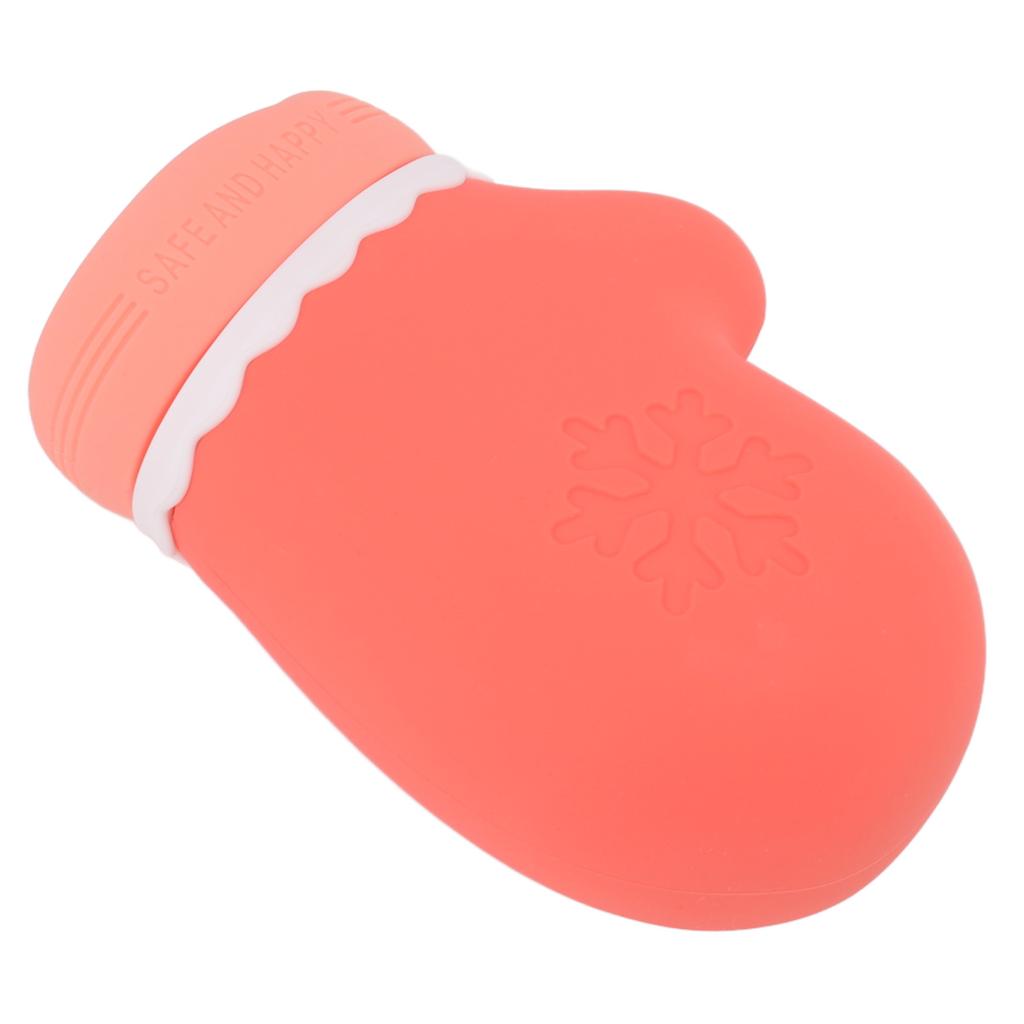Silikon Heißwasserflaschenbeutel Niedlich Mikrowellengeeignet Tragbar Warmwasserbeutel Beutel für Studenten Rosa