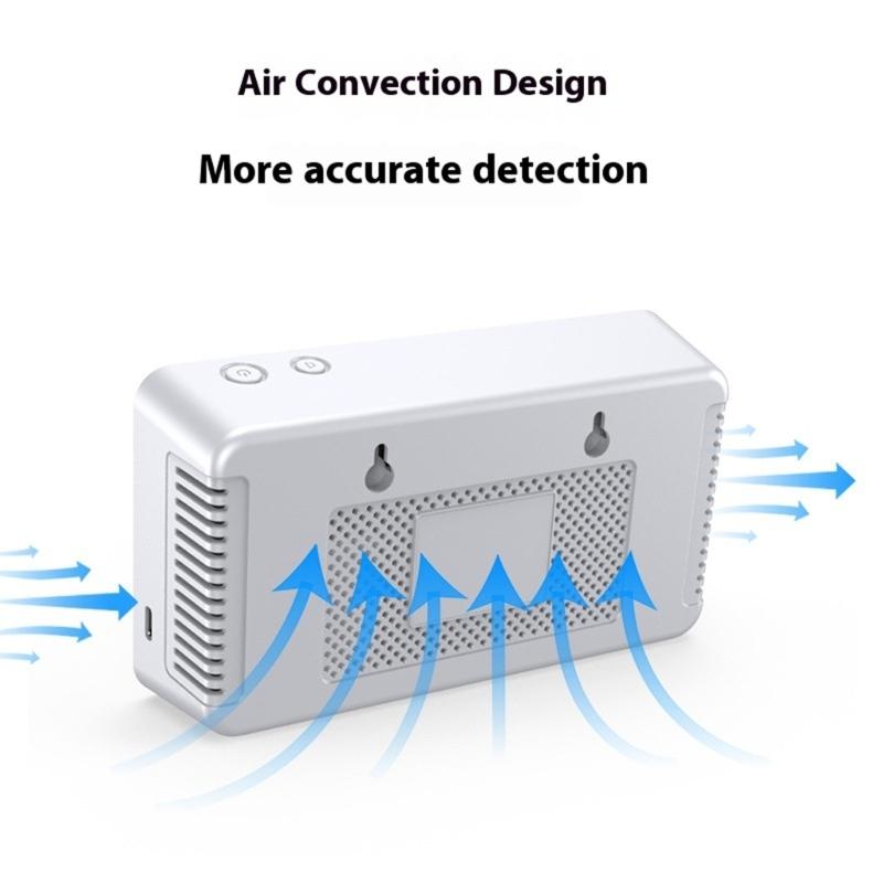 High Accuracy CO2 Meter Temperature Moisture  & CO2 Tester 3 in 1 Carbon Dioxide Detectors Easy to Carry Device for Indoor Space