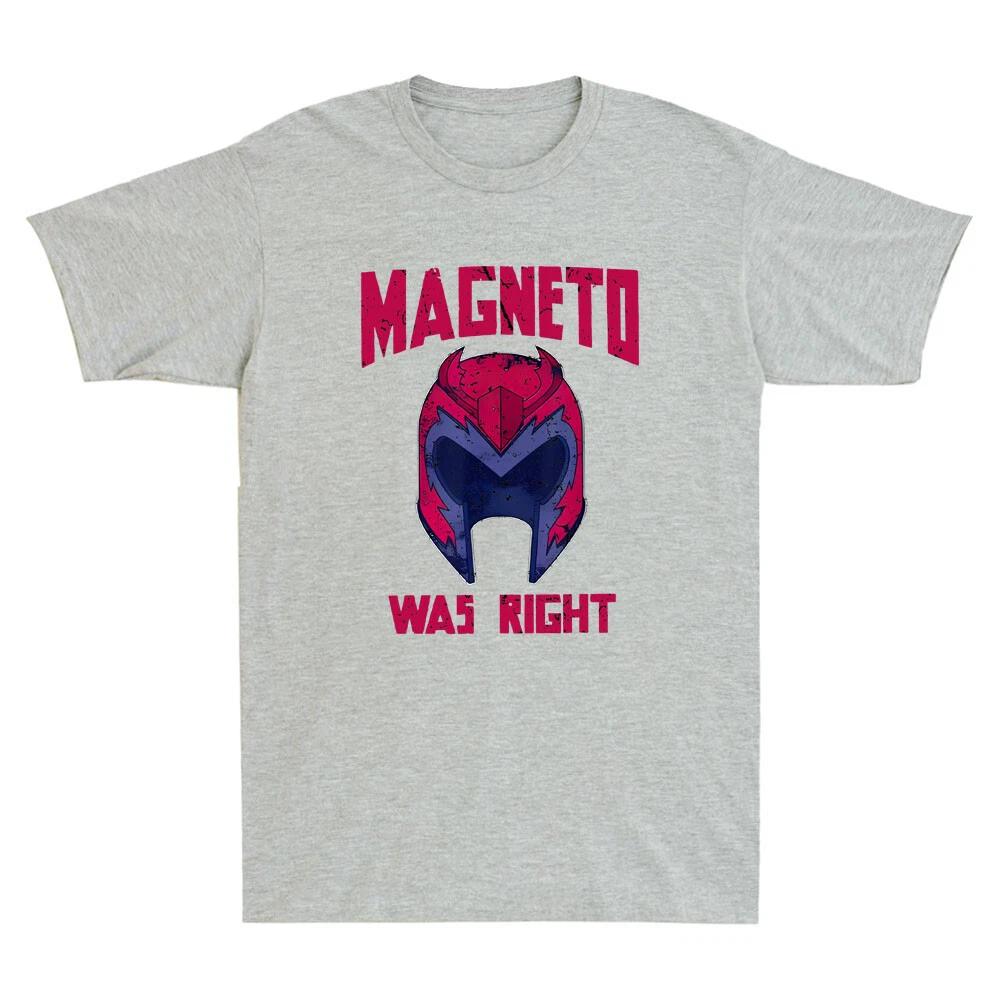 First Name Magneto Was Right Funny Graphic Vintage Men s Short Sleeve T-Shirt 4XL