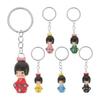 [GLEAVI] 6 Pieces Kimono Keychain Cute Keychain for Girls Random Color