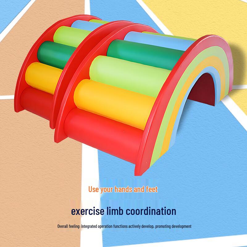 WEZHO Children's Sensory Soft Rainbow Bridge