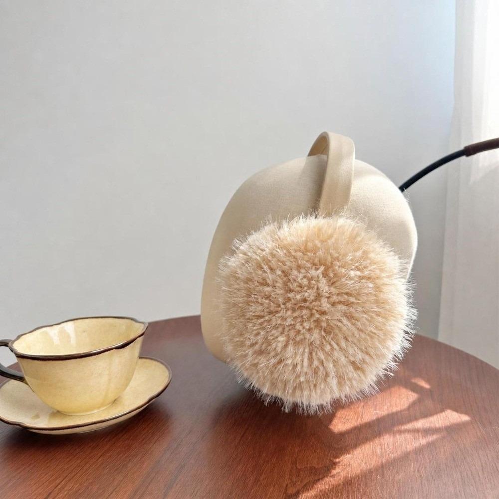 Fluffy Ear Warmer Foldable Winter Earmuffs Korean Style Plush Earmuffs  for Men and Women