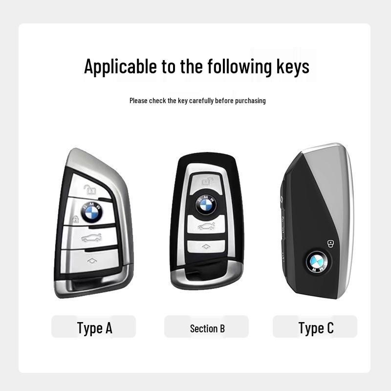 BMW Key Cover: Fits 1, 2, 3, 5 Series; I3, X1, X3, X5, iX3 Models with Blade Buckle