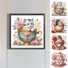 5D DIY Partial Special Shaped Drill Diamond Painting Kit Cup Cat Decoration