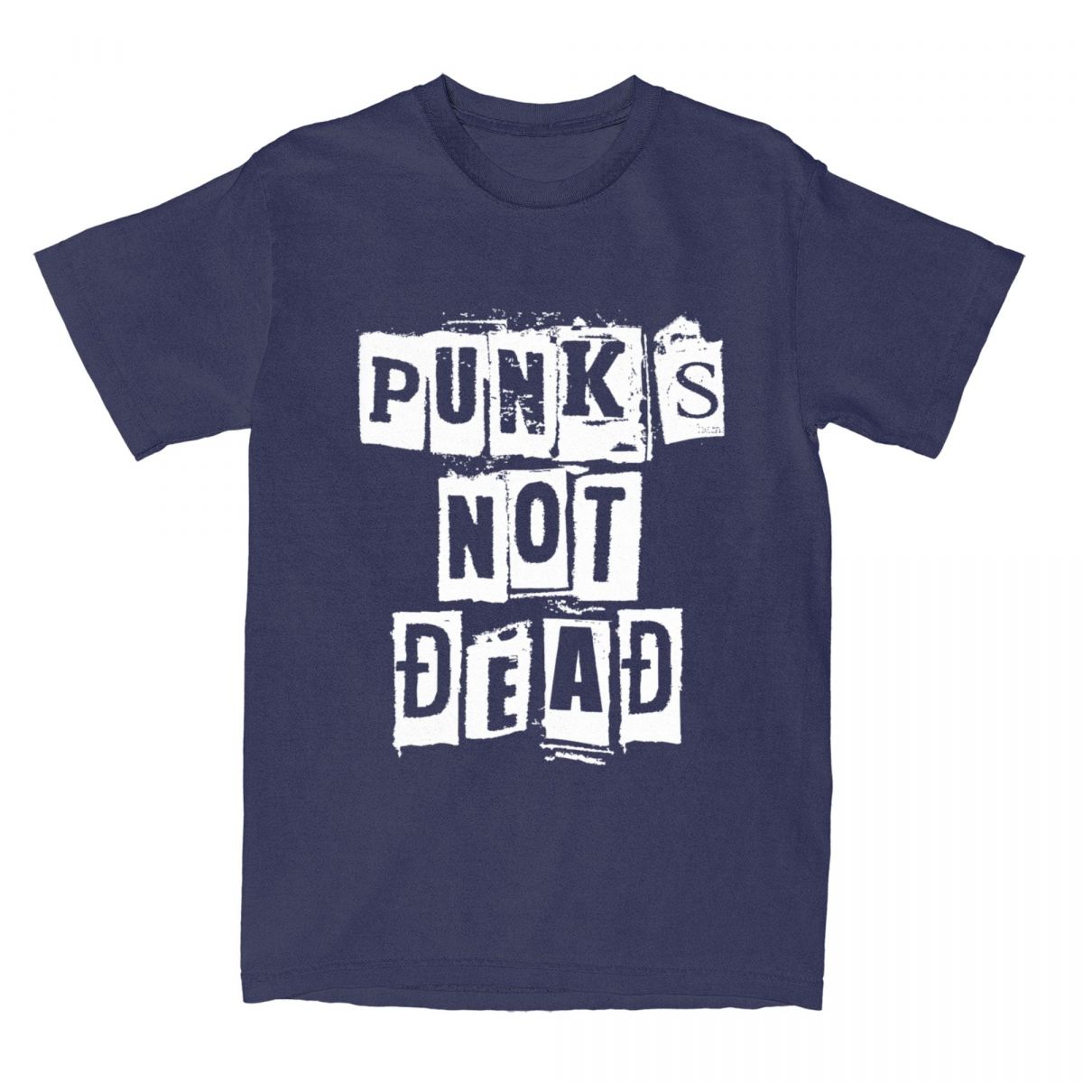 

Unisex Womens T Shirt Punk Rock TShirts Fashion Punks Not Dead Summer Tees Vintage Casual Cotton Clothes Birthday Present 4XL