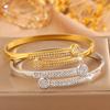 Double-headed Titanium Steel Women's Exquisite High-end All-match Bathing Bracelet