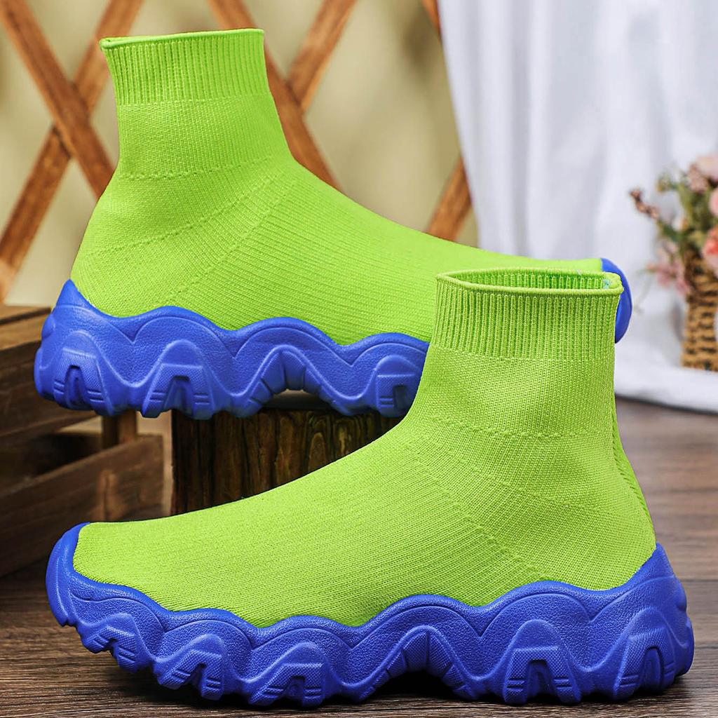 Neue atmungsaktive Socken Schuhe mit Fliegenwebung, lässige Sportschuhe, Outdoor, trendige Paarschuhe