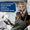 40mm Gas Mask Filters, Single Gas Mask Filter for Gas Mask, 40mm Activated Carbon Filter Against Vapors, Dust, Paint, Spray, Welding