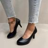 Women Single Shoe Work Shoes Women's Pumps Black Professional Interview High Heels Mid Heeled Work Shoes Size 35-42
