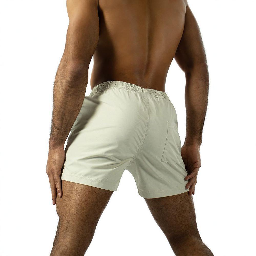 Herren Europäische Größe Eisseide Schnelltrocknende Laufshorts