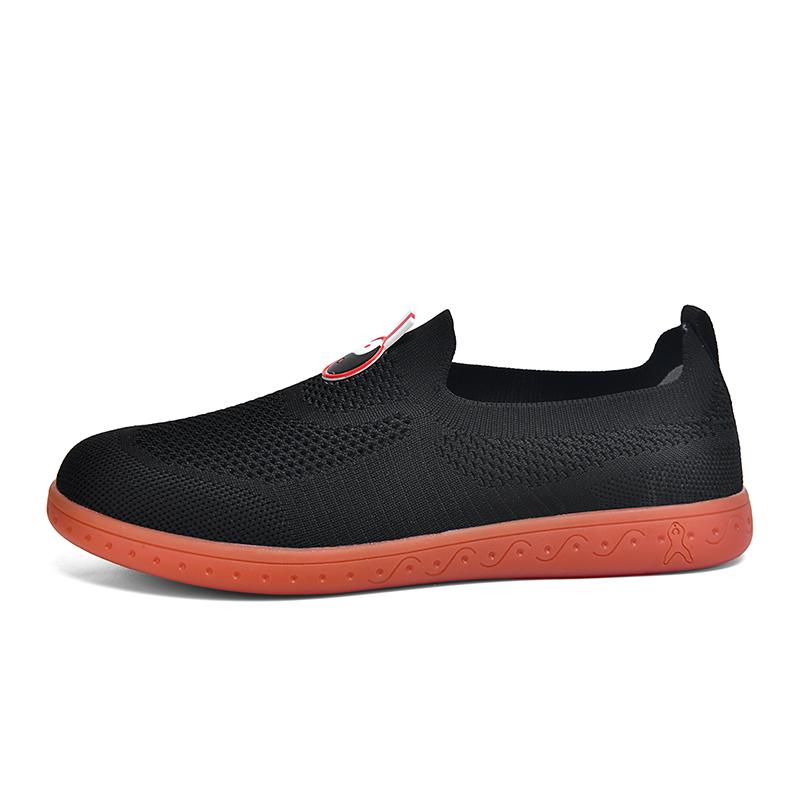 TUINANLE Black Breathable Mesh Barefoot Sneakers Wide Toe Box Zero Drop Minimalist Unisex Couple Casual Flat Shoes