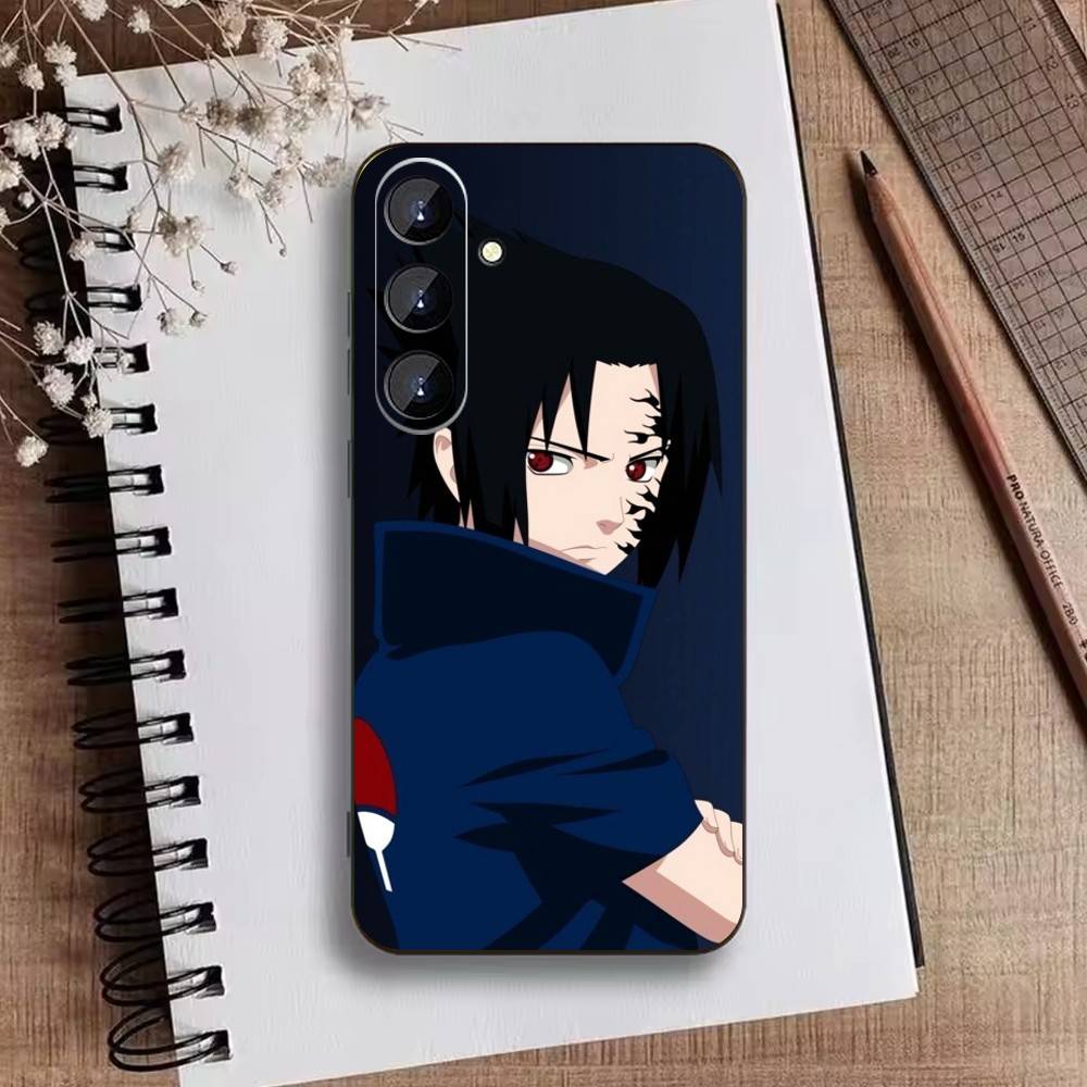 P-Narutos Cover K-Uchiha Phone Case For Samsung Galaxy A73,A21s,A22,A31,A52,A53,A71,A41Soft Black Shell