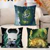 H-Hollow Knight Decorative Room Aesthetics Pillow Case Home Decor Bedroom Sofa Bed Couch Pillow Cover 45x45