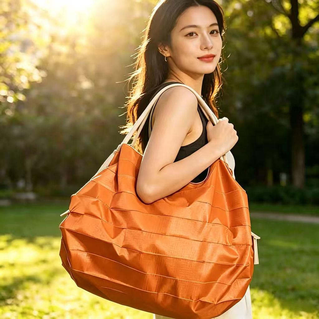 Foldable Japanese-Style Eco-Friendly Travel Shoulder Bag