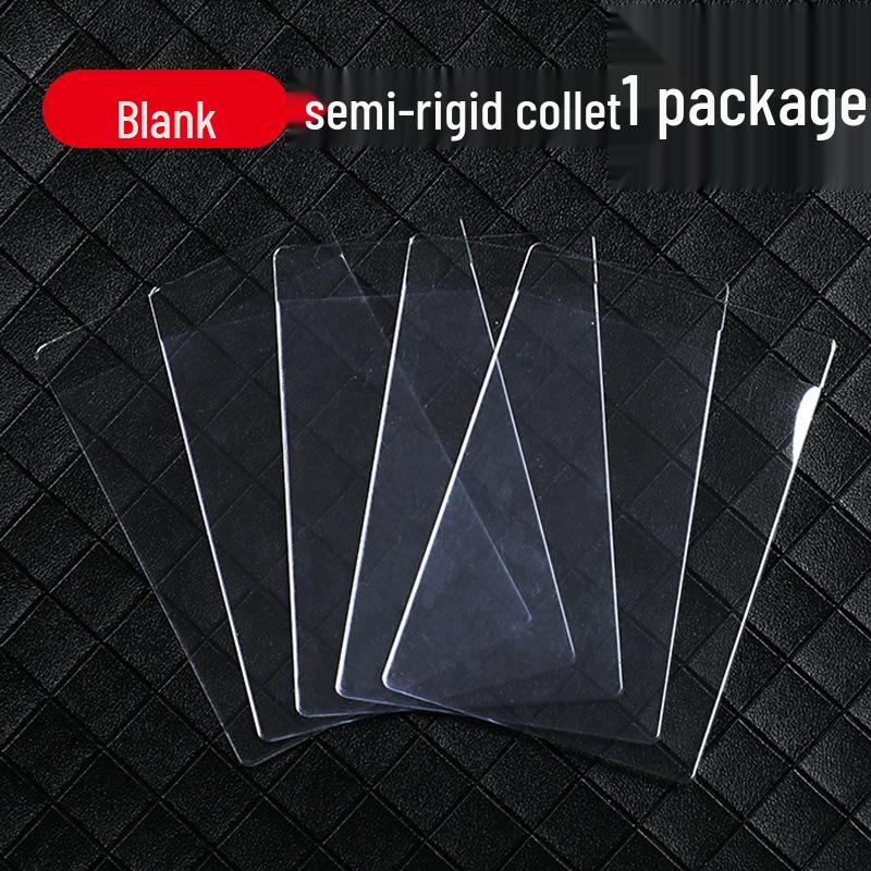 Genomskinligt halvstyvt korthållare för Yu-Gi-Oh, Pokemon, Magic, Sportkort - 35PT