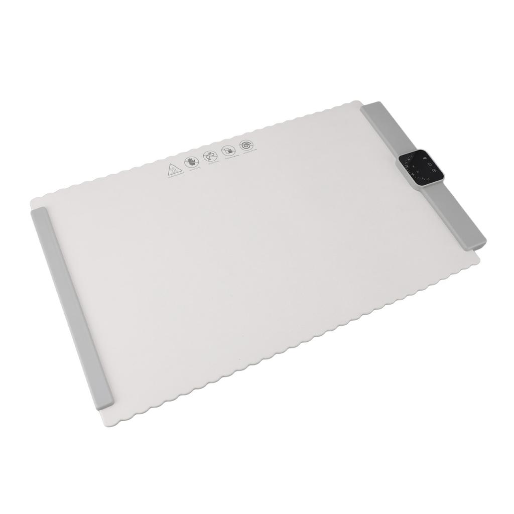 Elektrische Warmhalteplatte 10s Schnelles Aufheizen 5 Temperatureinstellungen 4 Timer Digitalanzeige Aufrollbar Lebensmittel