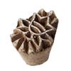 Textile Stamp Brown Floral Printing Block Hand Carved Wooden Lots Of 14