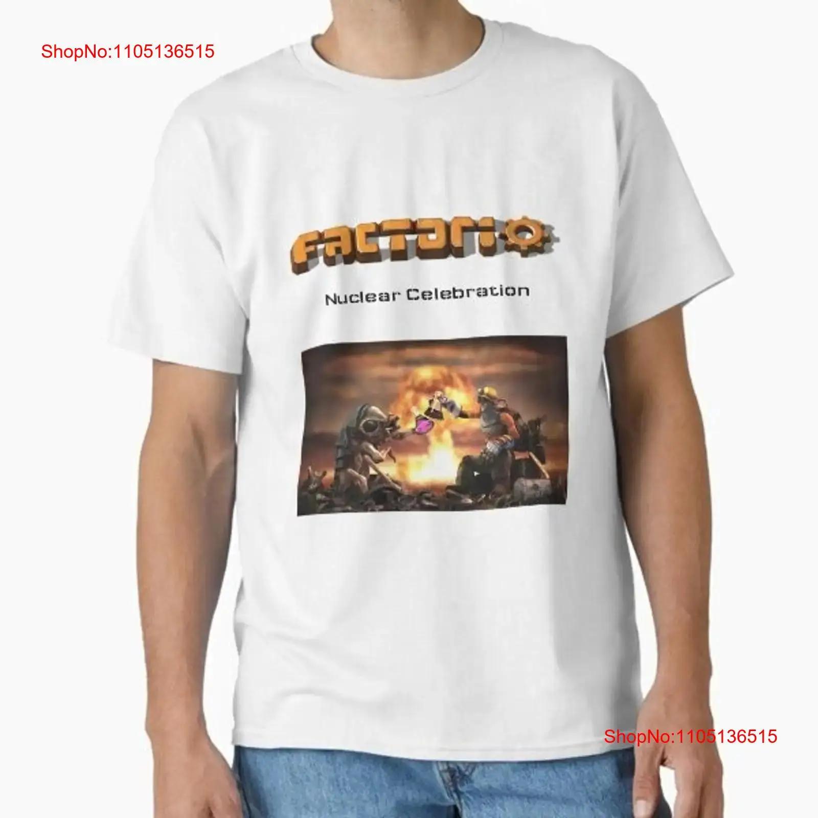 

Nuclear Celebration Factorio Classic T Shirt Made in US AUS Size S 2XL vintage Washed Stretched Casual Soft Slightly 5XL різнокольоровий