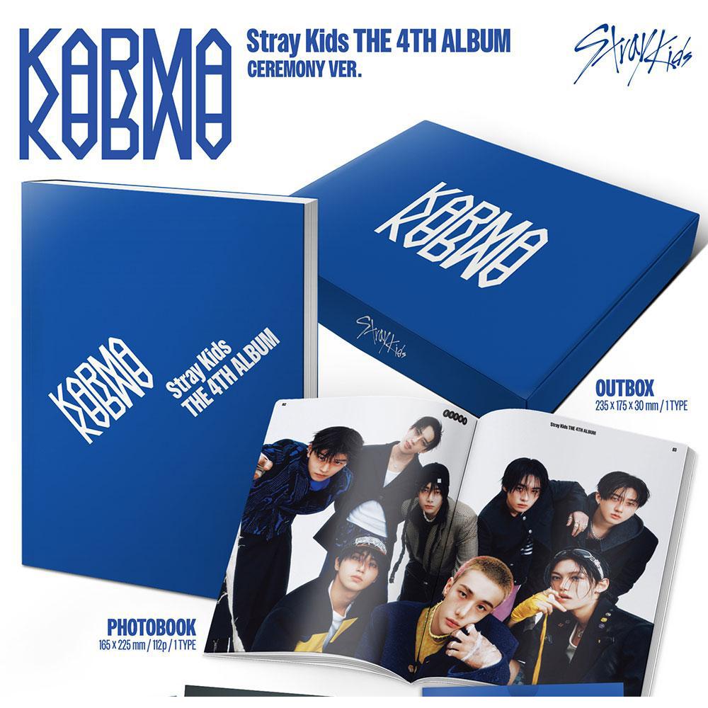 (CEREMONY VER., HOORAY VER.) Stray Kids - 4th Full Album [KARMA]