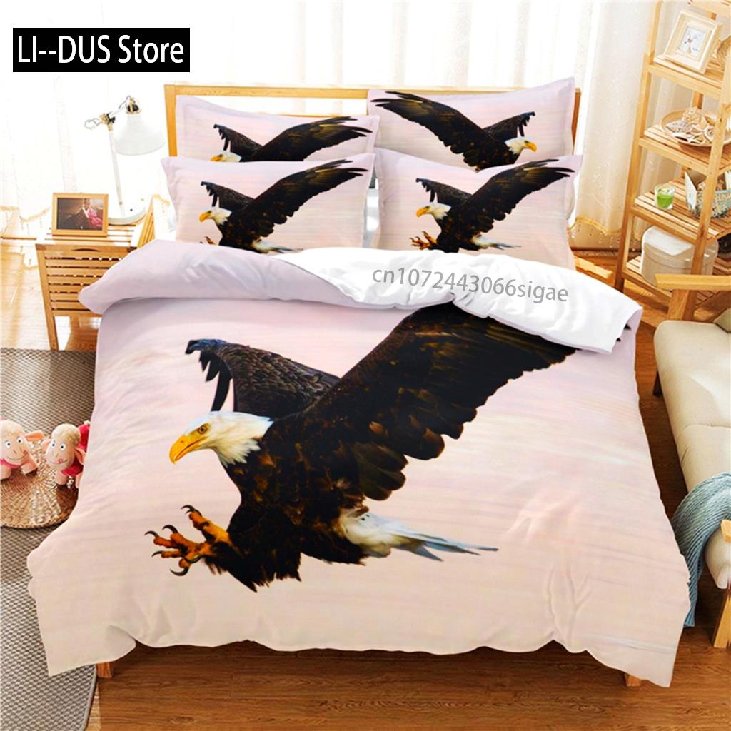 Comforter Eagle Bedding Set 3D Bedding Digital Printing Queen Size Bedding Set Fashion Design