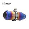 51mm Small Titanium-Iron Cannon Exhaust Pipe for SC Motorcycle Modification - Universal for Kawasaki, Chunfeng, Yamaha