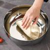 Stainless Steel Mixing Bowl Thickened Dough Kneading Basin 32cm Multi-Purpose Basin for Stirring Salads Beating Eggs Cleaning Vegetables KTY