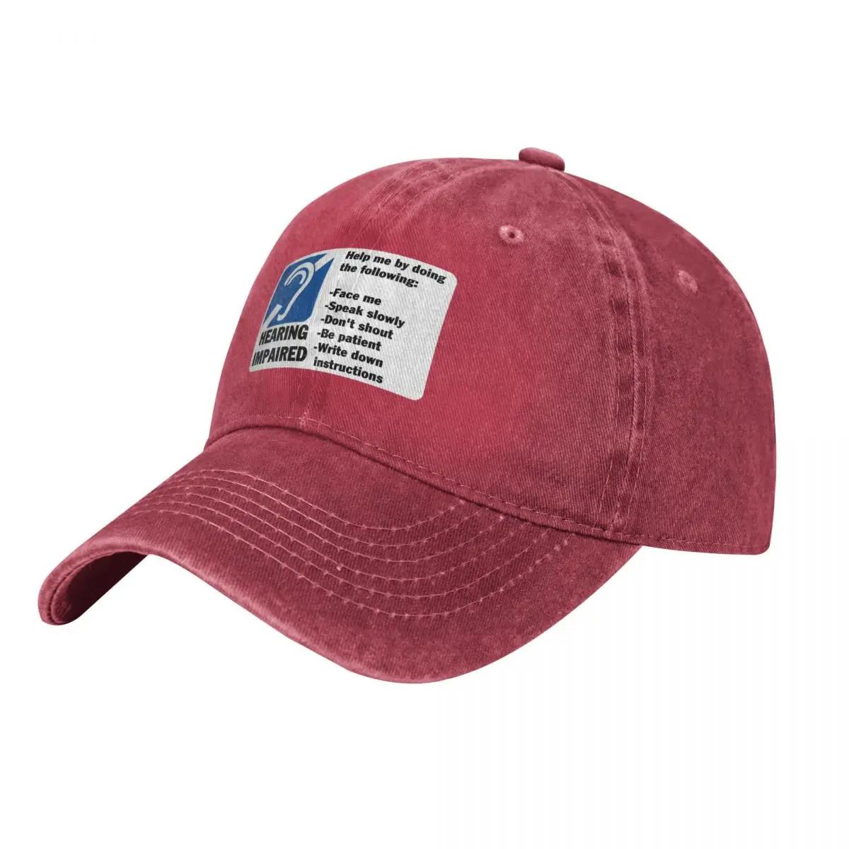 

Hearing Impaired Baseball Cap Anime designer cap Women s Hats For The Sun Men s