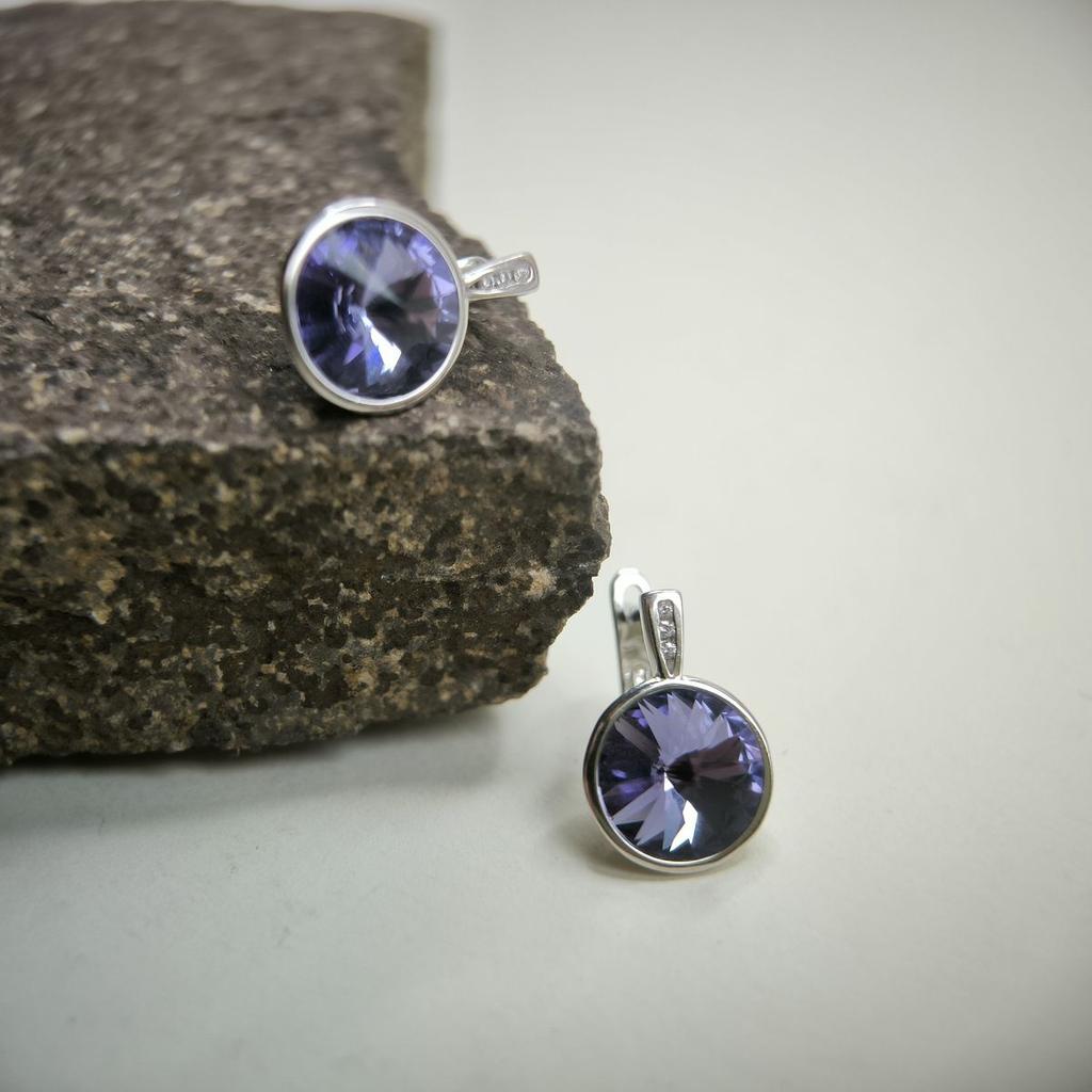 Silver Earrings with Cubic Zirkonia (2177241)