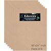 Eduway A2 18X24 Inch Mdf Board Wood Sheet For Mandala, Lippan, Resin Art & Craft, 4Mm Thick, Pack Of 6 - Premium Cardboa