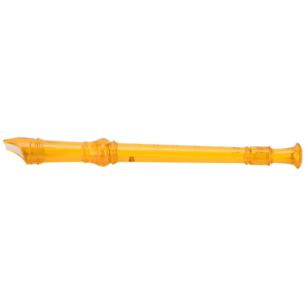 8‑Hole Clarinet ABS Transparent with Cleaning Rod Portable Treble Wind InstrumentOrange