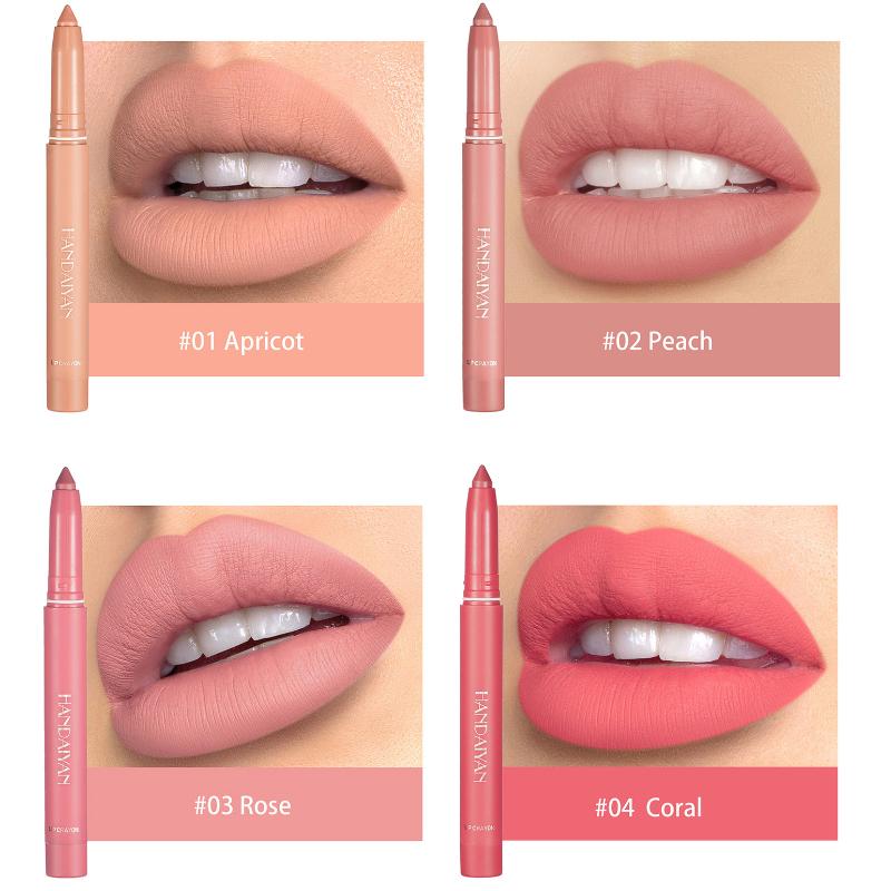 Es ist nicht leicht zu verblassen und an der Tasse zu kleben. Lippenstiftstift Matt Lipliner