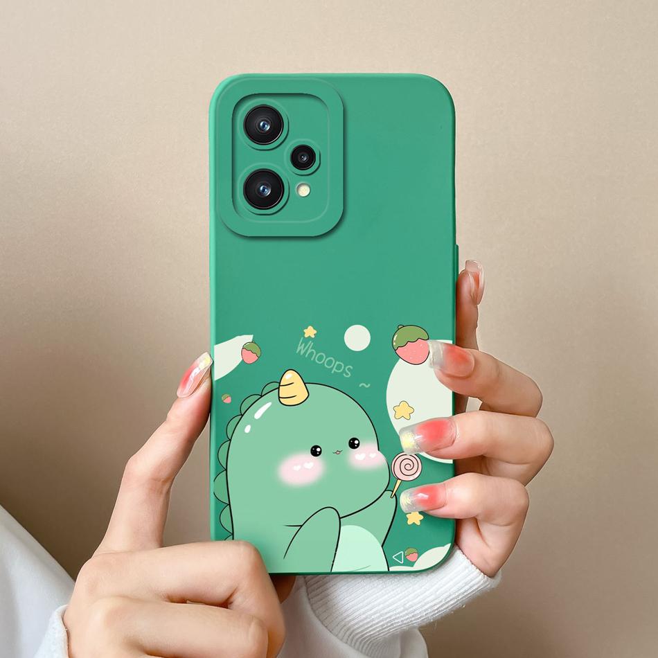 Einfache Hülle für Realme 9 Pro Plus Weiches Flüssigsilikon Vollständige Abdeckung Anti-Drop-Schale für Realme9-Serie Hochwertige Handyhülle