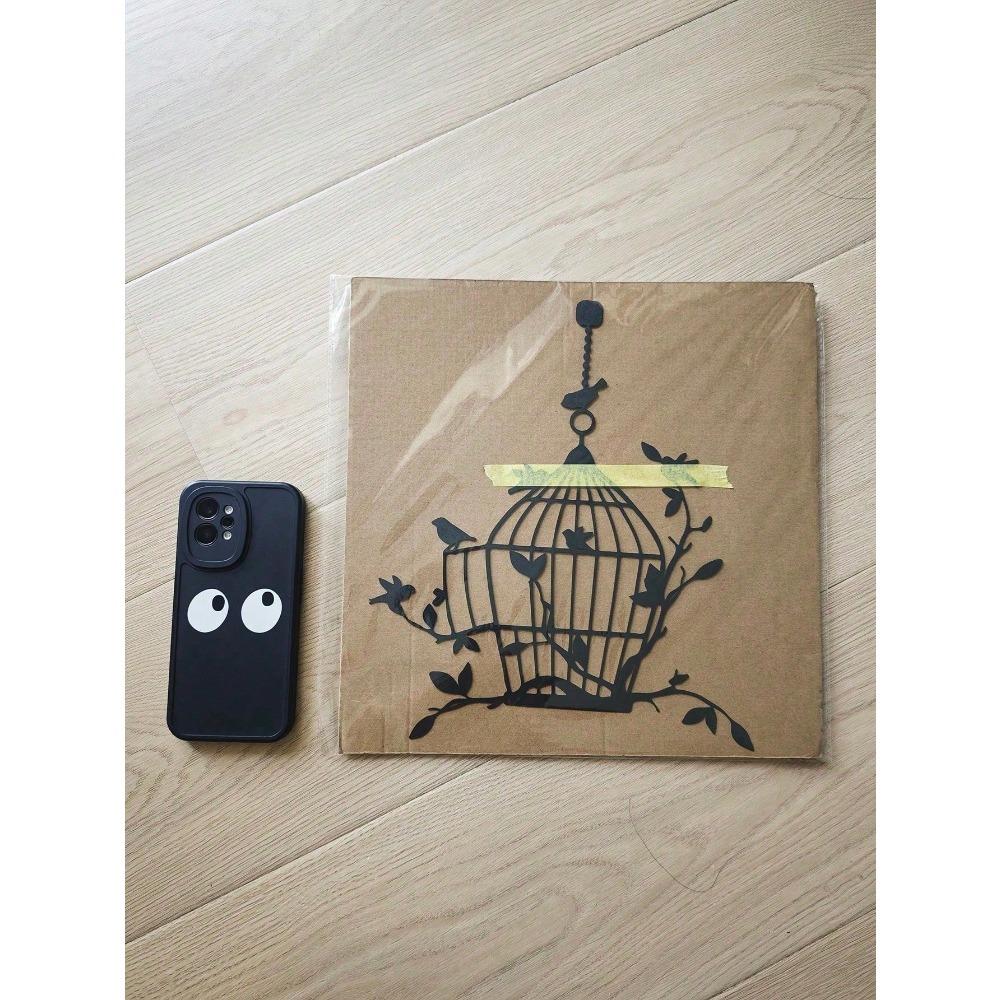 Iron Branch Birdhouse Creative Metal Silhouette Wall Decor Ornament For Outdoor Indoor Home Wall Art Hanging Decoration,Home Decor ,Room Decor