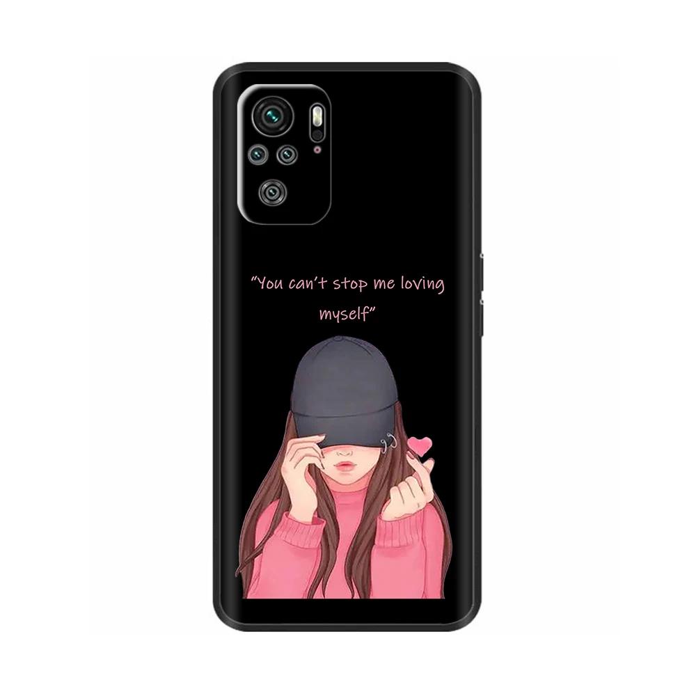 Cute Case For Xiaomi Redmi Note 10 Note10 Pro Max Case Soft Phone Back Cover For Redmi Note 10s 10Pro Fundas TPU Bumper Coque