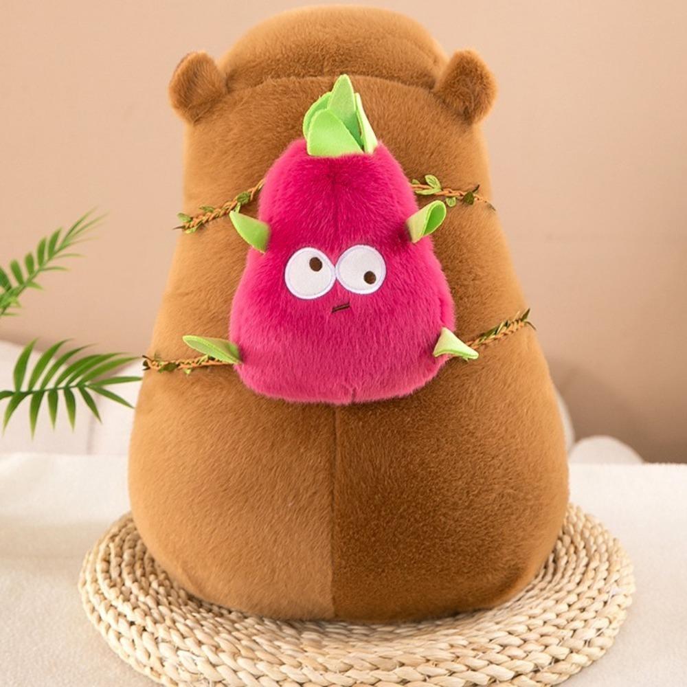 Simulation Capybara Plush Doll Cartoon Capibara Fluffty Doll Capybara Plush Toy Home Decor